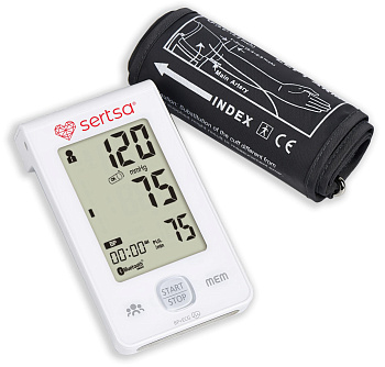 Автоматический тонометр на плечо для измерения артериального давления sertsa®/СЭРЦА Смарт Моӯны Яркі (DBP-6177)